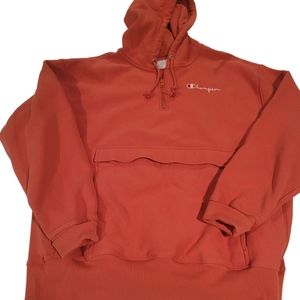 Champion Reverse Weave Sweatshirt Orange Womens Size Xl